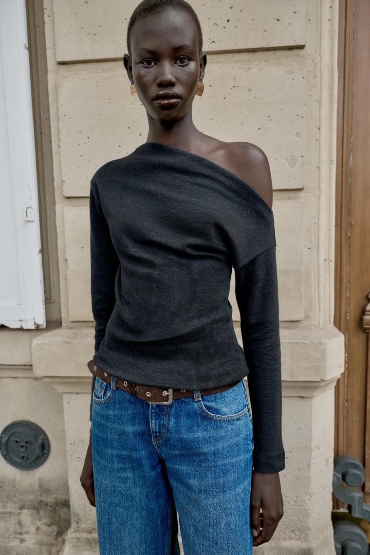 ТОП АСИММЕТРИЧНОГО КРОЯ ИЗ МЯГКОЙ ТКАНИ