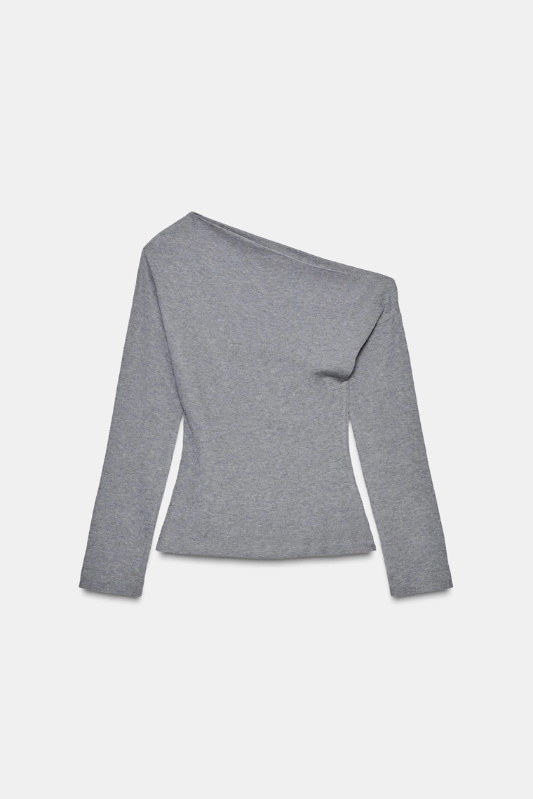 МЯГКИЙ ТОП АСИММЕТРИЧНОГО КРОЯ