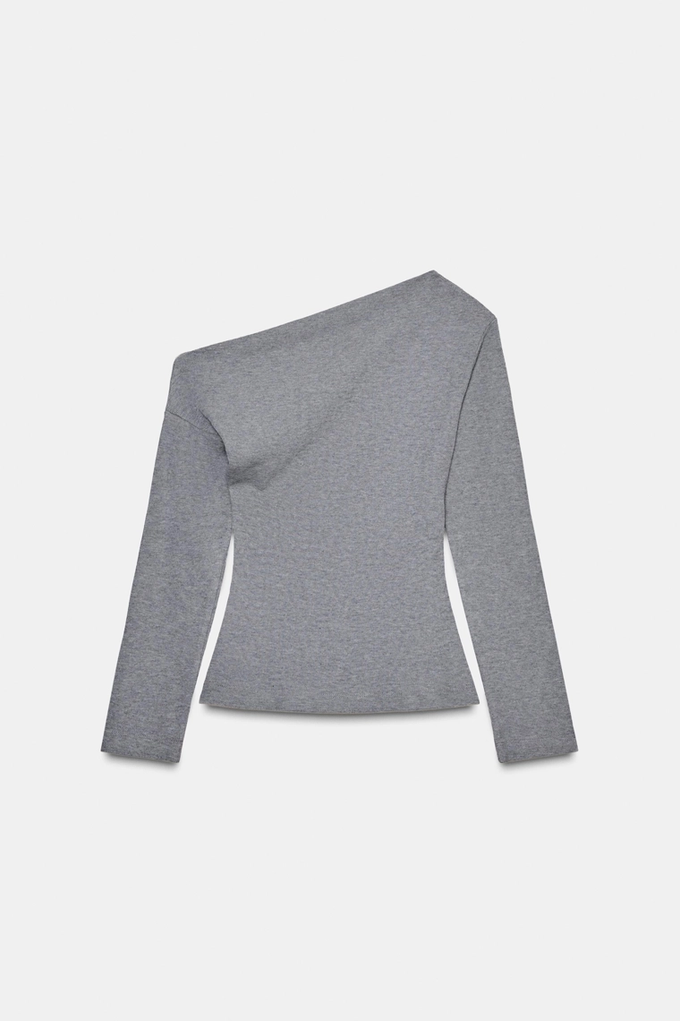 МЯГКИЙ ТОП АСИММЕТРИЧНОГО КРОЯ