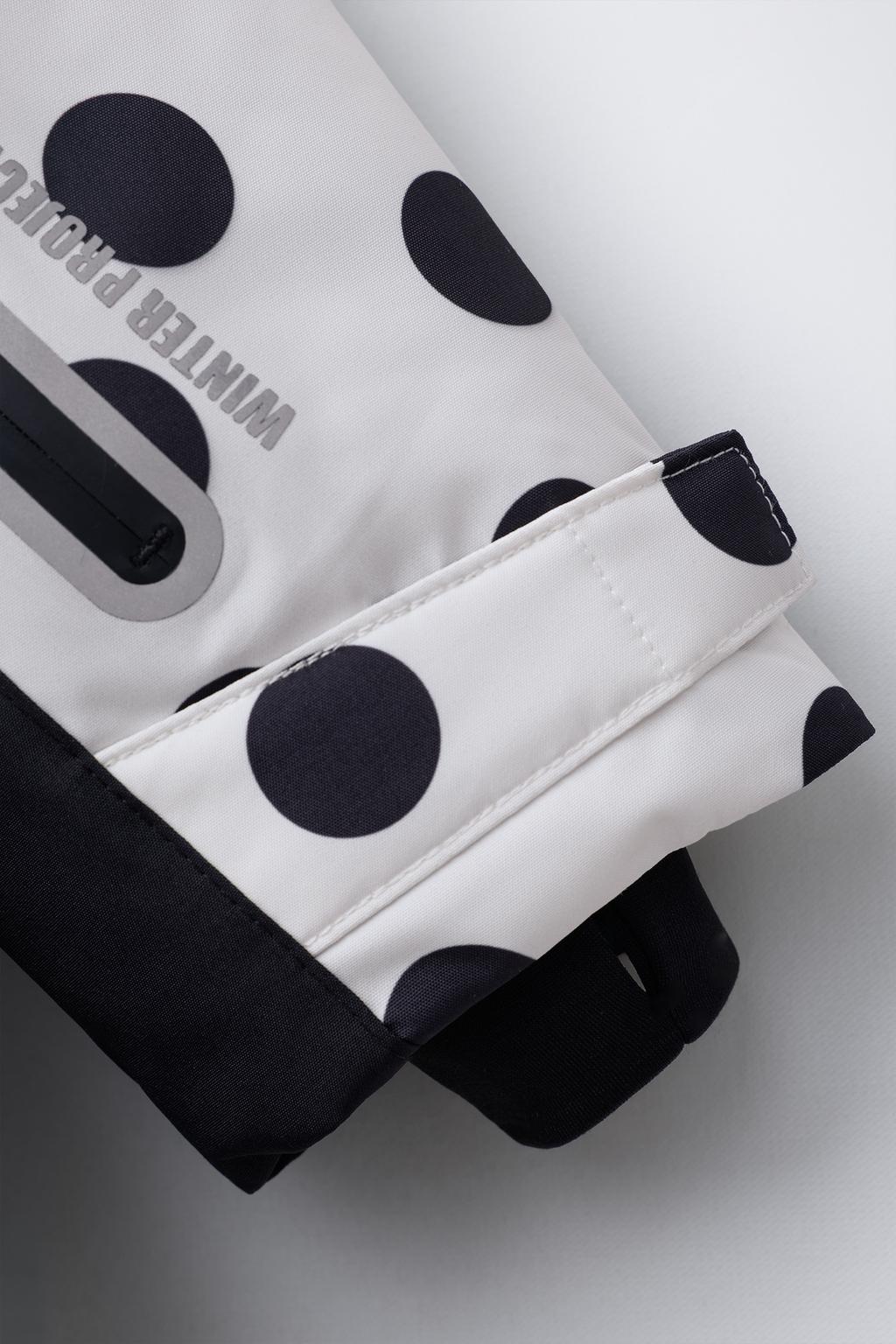 ГОРНОЛЫЖНЫЙ КОМБИНЕЗОН WATER RESISTANT И WINDPROOF В ГОРОШЕК