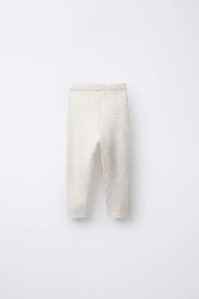 Леггинсы из искусственного меха