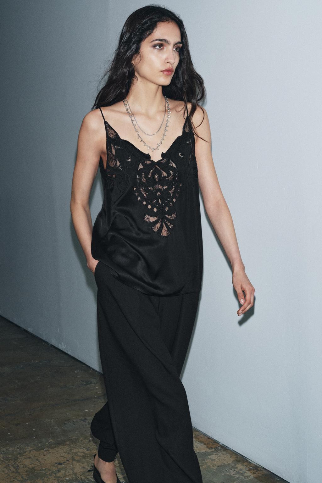 КРУЖЕВНОЙ ТОП — ZW COLLECTION