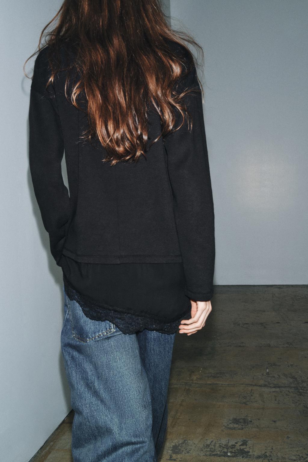 ТОП КОМБИНИРОВАННЫЙ С КРУЖЕВОМ