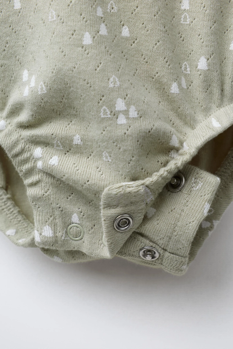 Комплект боди и леггинсов с принтом деревьев