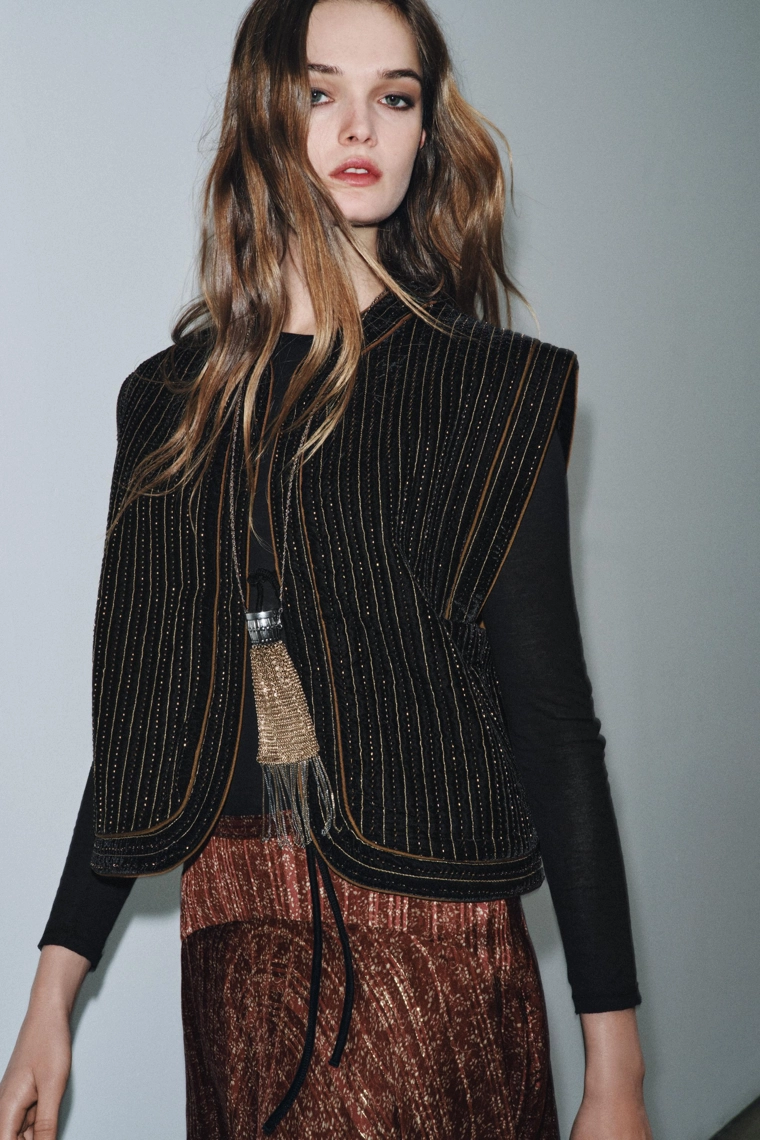 Жилет из вельвета zw collection limited edition