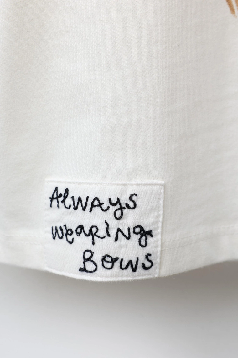 Футболка с принтом водяного кролика