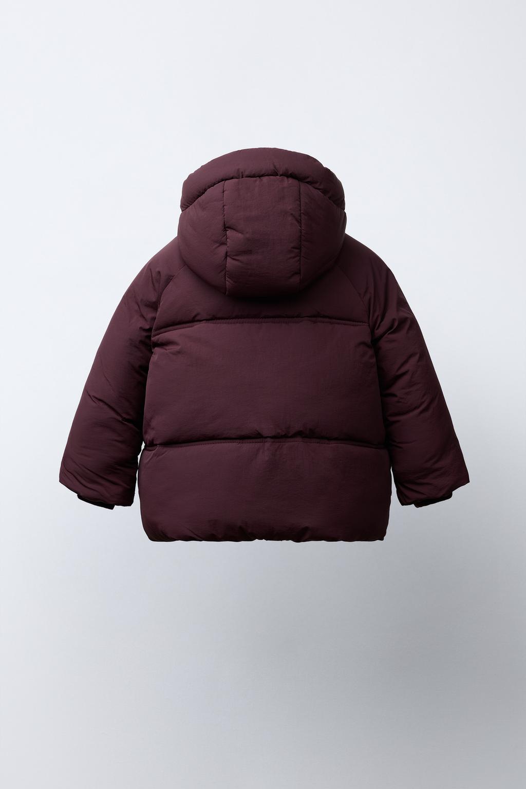 СТЕГАНОЕ ПАЛЬТО С КАПЮШОНОМ WATER REPELLENT