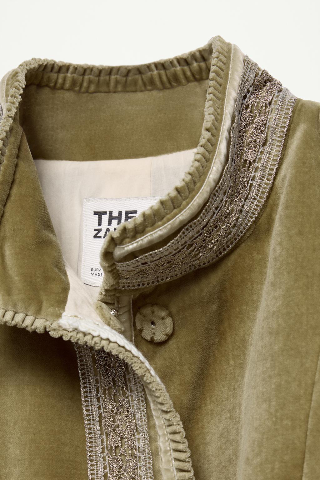 БАРХАТНАЯ КУРТКА — THE ITEM ZARA WOMAN