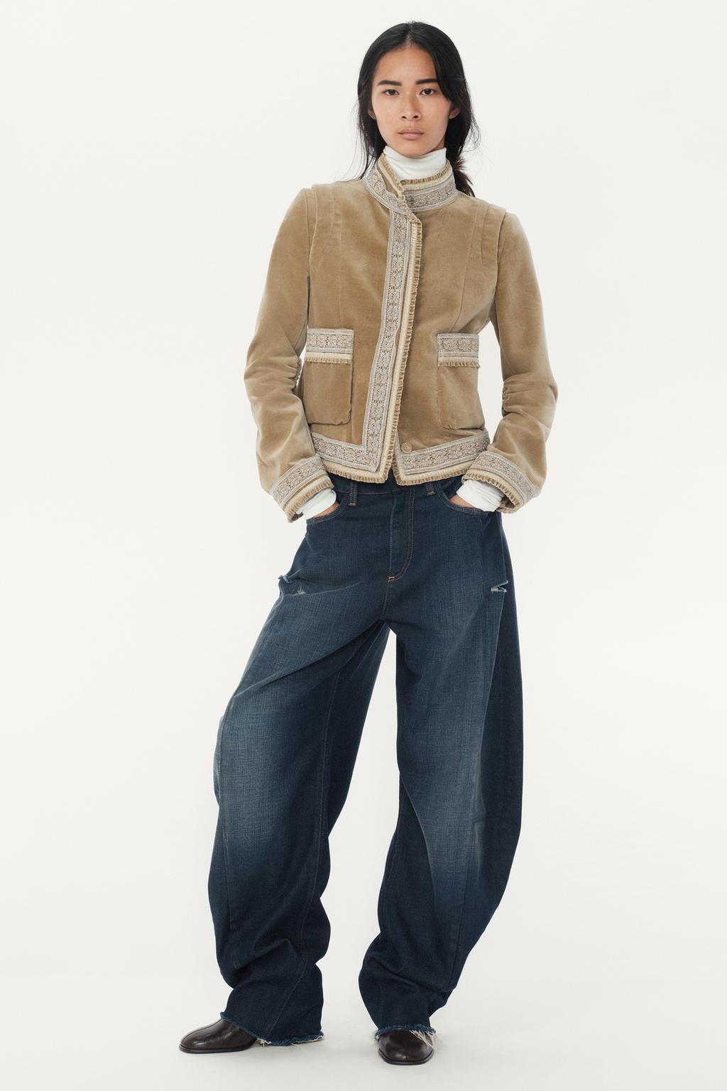 БАРХАТНАЯ КУРТКА — THE ITEM ZARA WOMAN