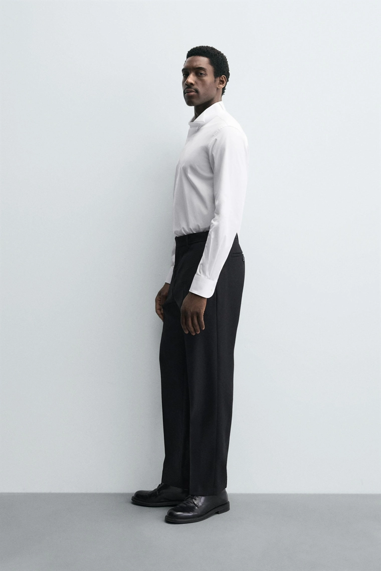 Рубашка с воротником для бабочки