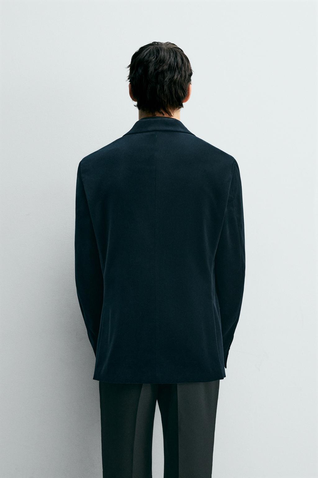 БАРХАТНЫЙ БЛЕЙЗЕР REGULAR FIT