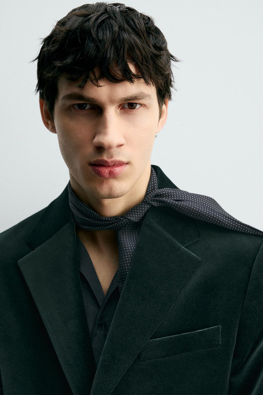 БАРХАТНЫЙ БЛЕЙЗЕР REGULAR FIT