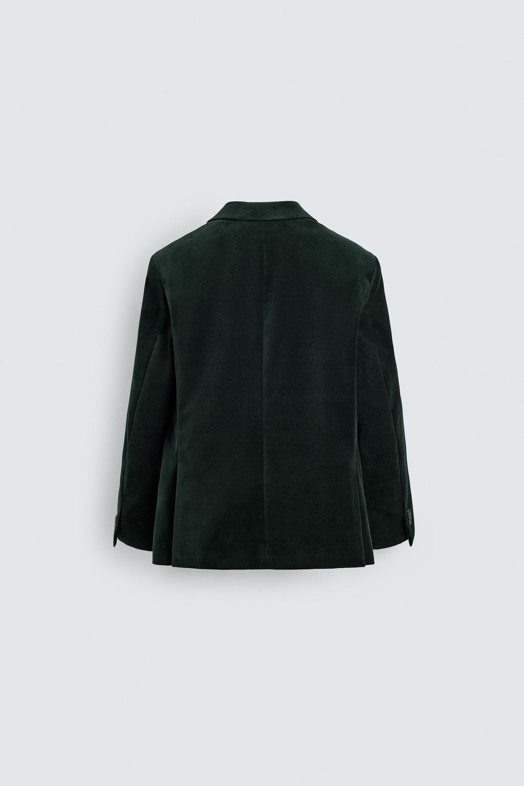 БАРХАТНЫЙ БЛЕЙЗЕР REGULAR FIT