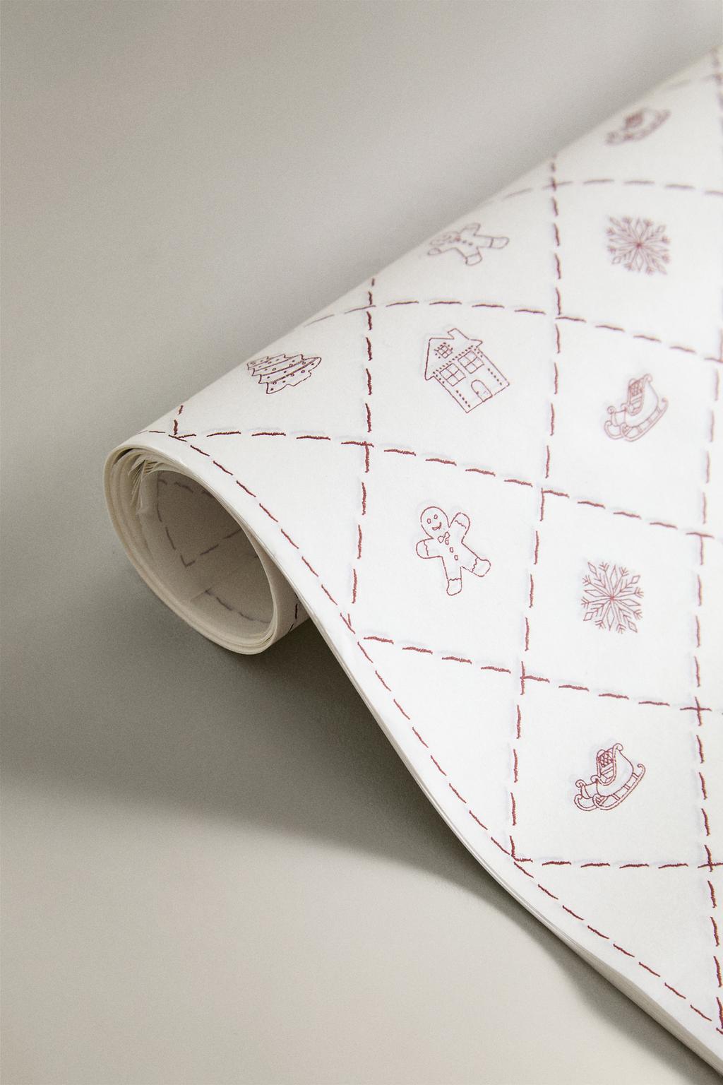 Бумажная фигура для духовки «рождество»