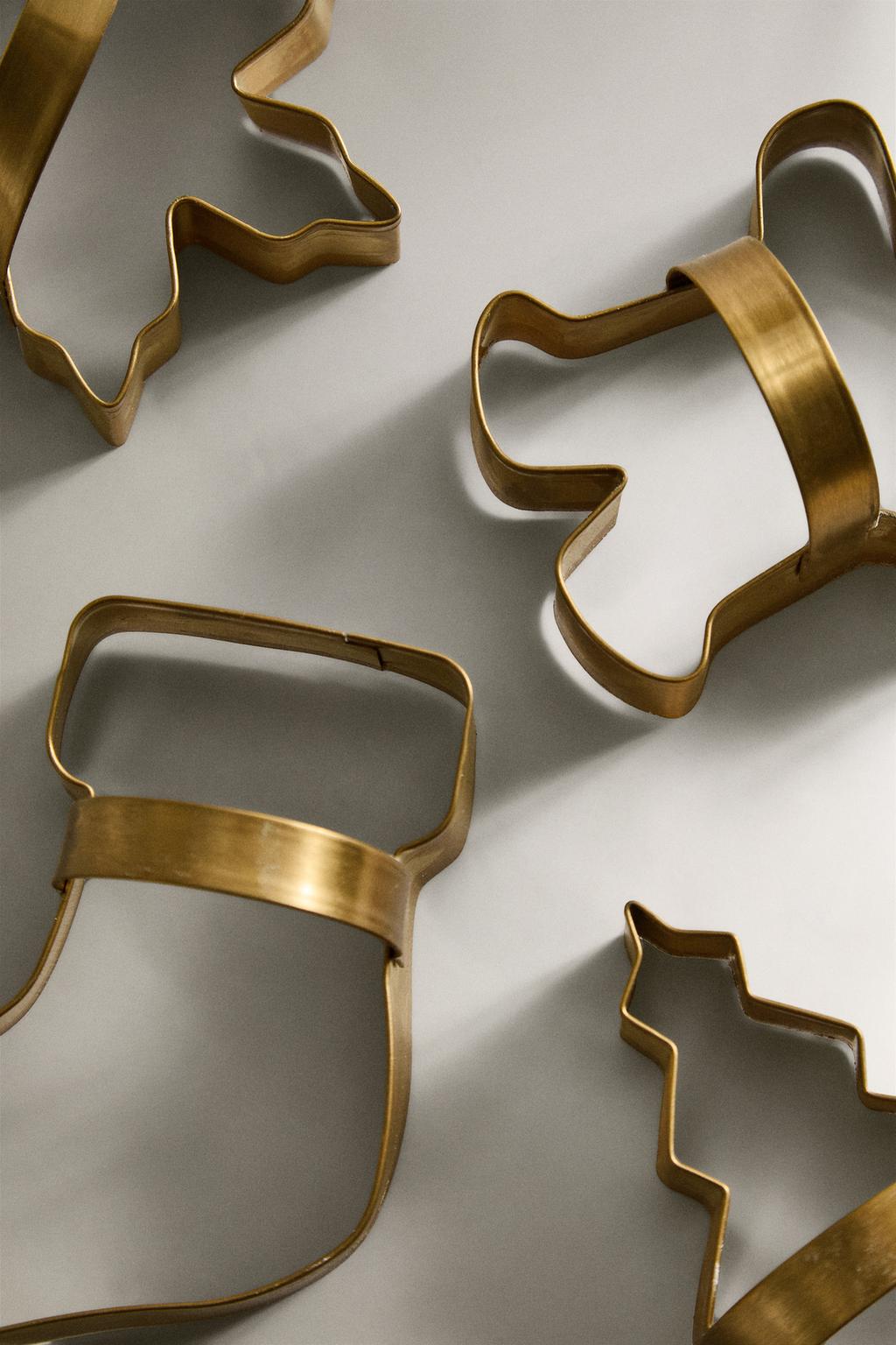 Набор стальных форм для выпечки рождественских украшений (набор из 4 штук)