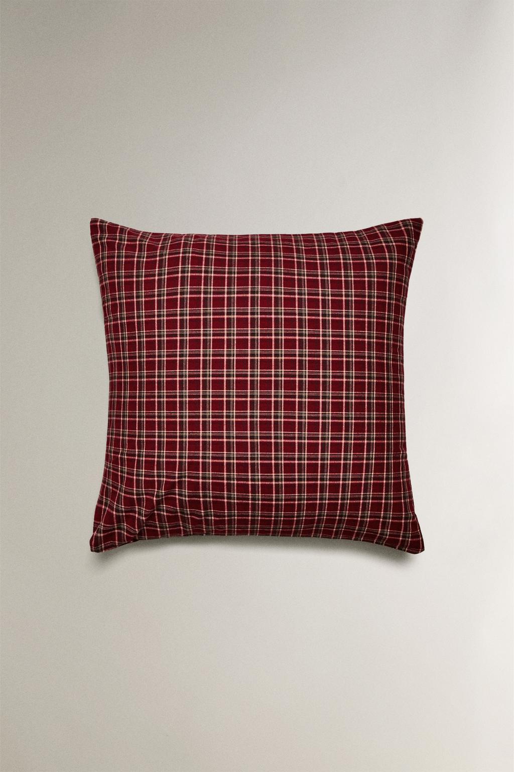 Пододеяльник из рождественской фланели в красную клетку