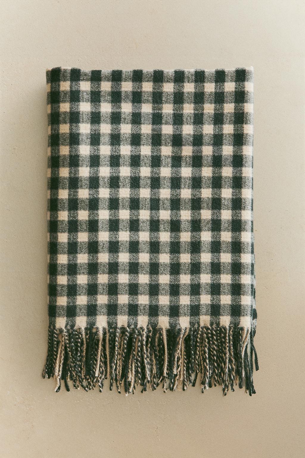 Плед soft gingham christmas