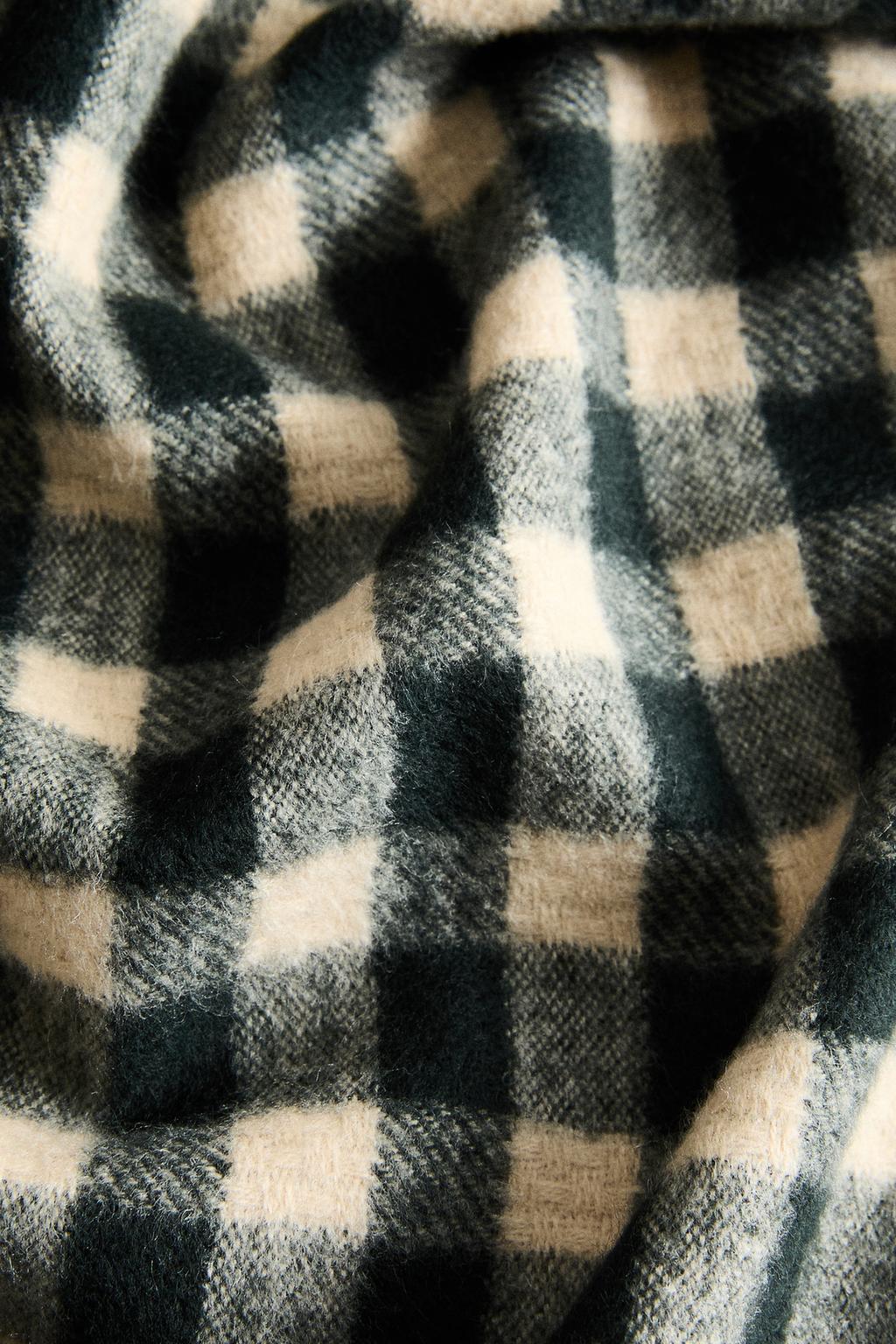 Плед soft gingham christmas