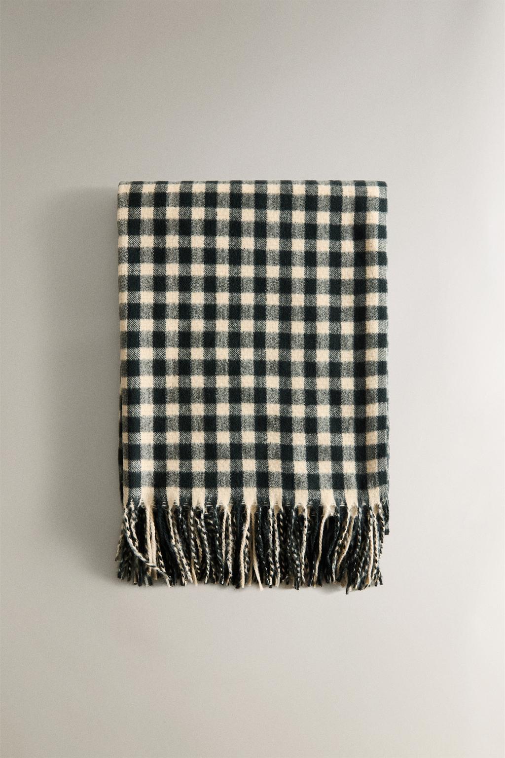 Плед soft gingham christmas