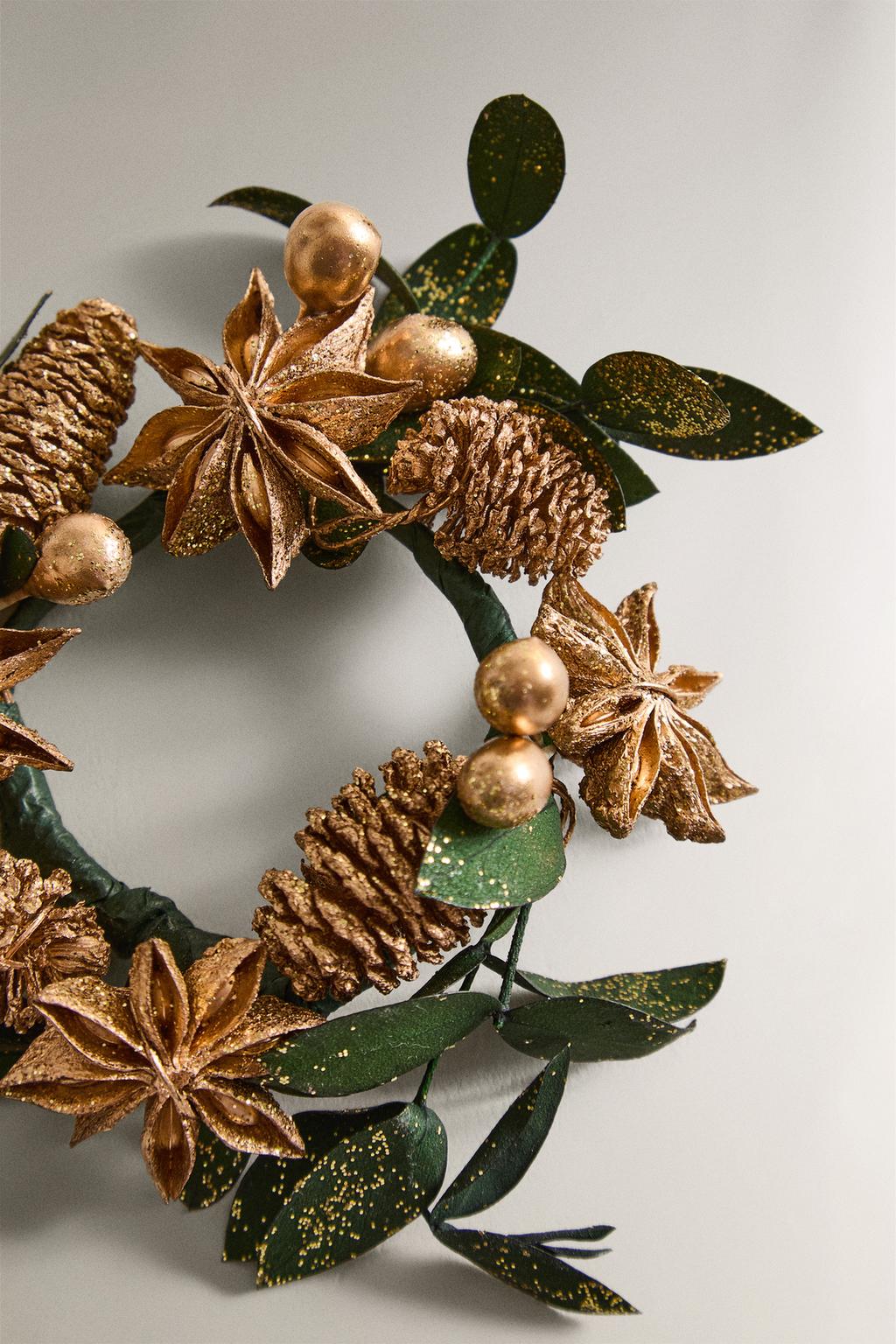 Набор блестящих рождественских кольцев для салфеток (набор из 4 штук)