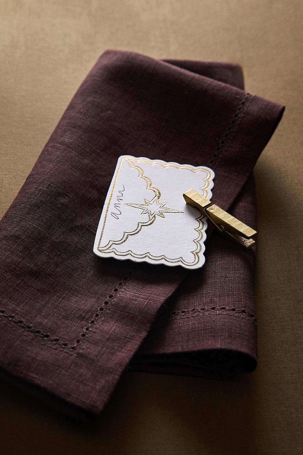 Набор рождественских конвертов для карточек с названием гостя (набор из 12 штук)