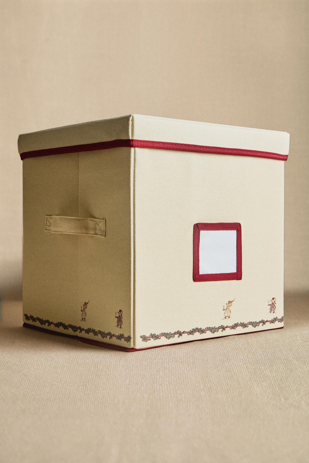 Коробка для хранения новогодних украшений