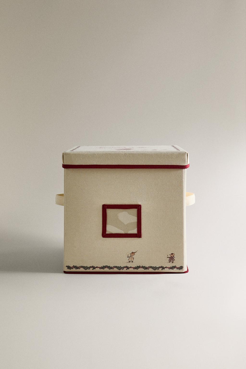 Коробка для хранения новогодних украшений