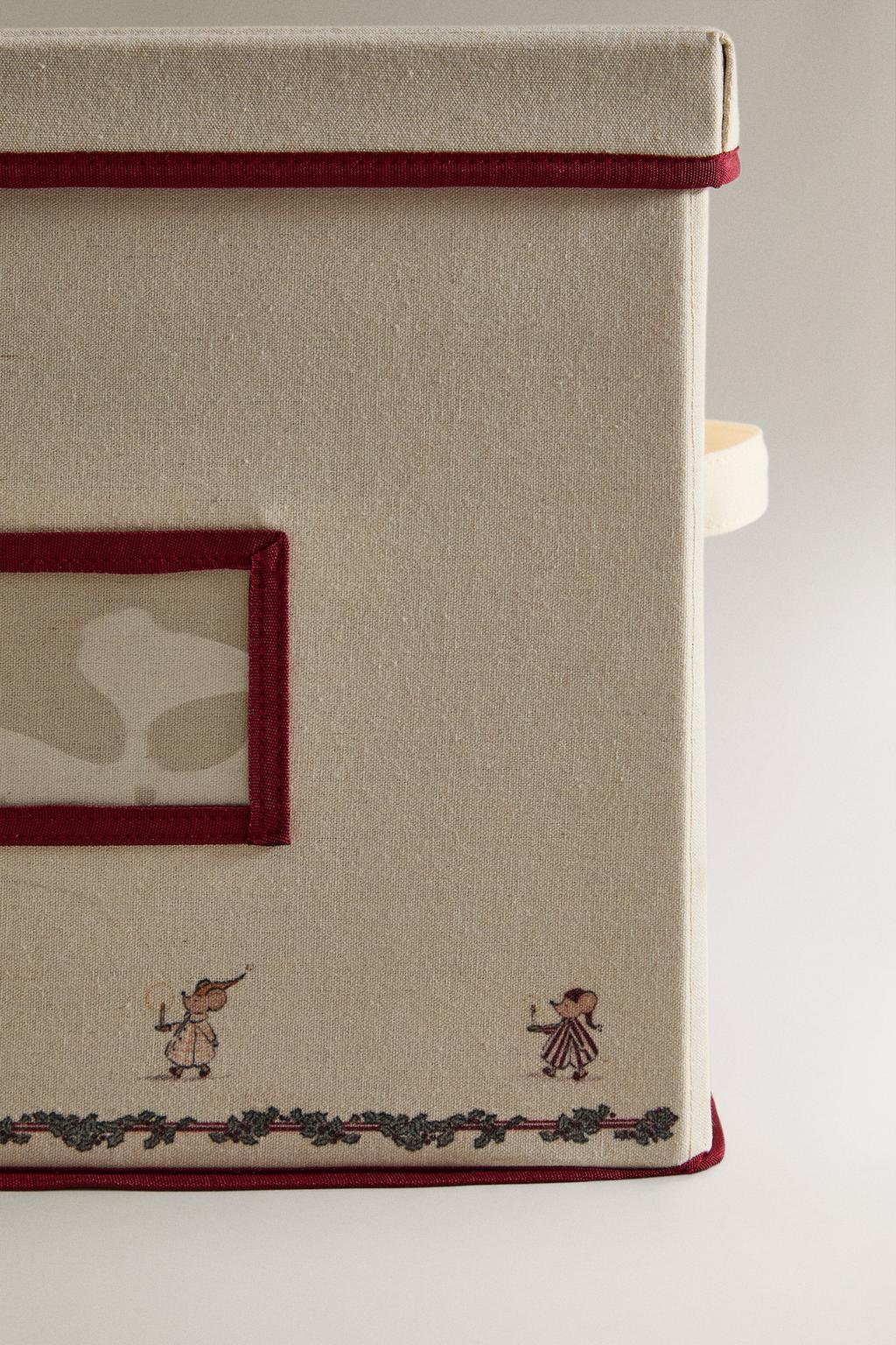 Коробка для хранения новогодних украшений