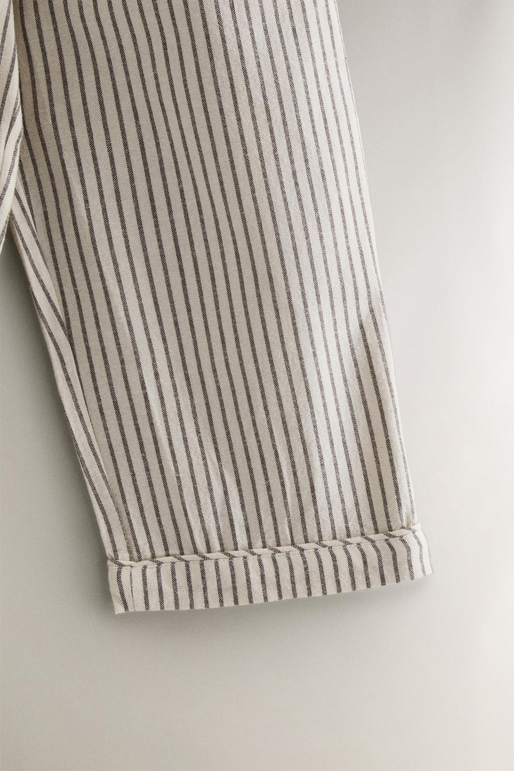 Набор детских пижам в полоску на рождество (набор из 2 штук)