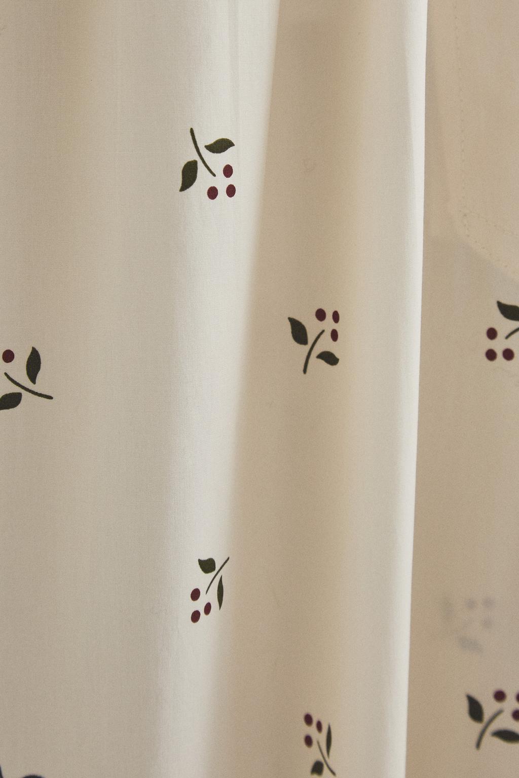 Штаны с рождественским принтом листьев