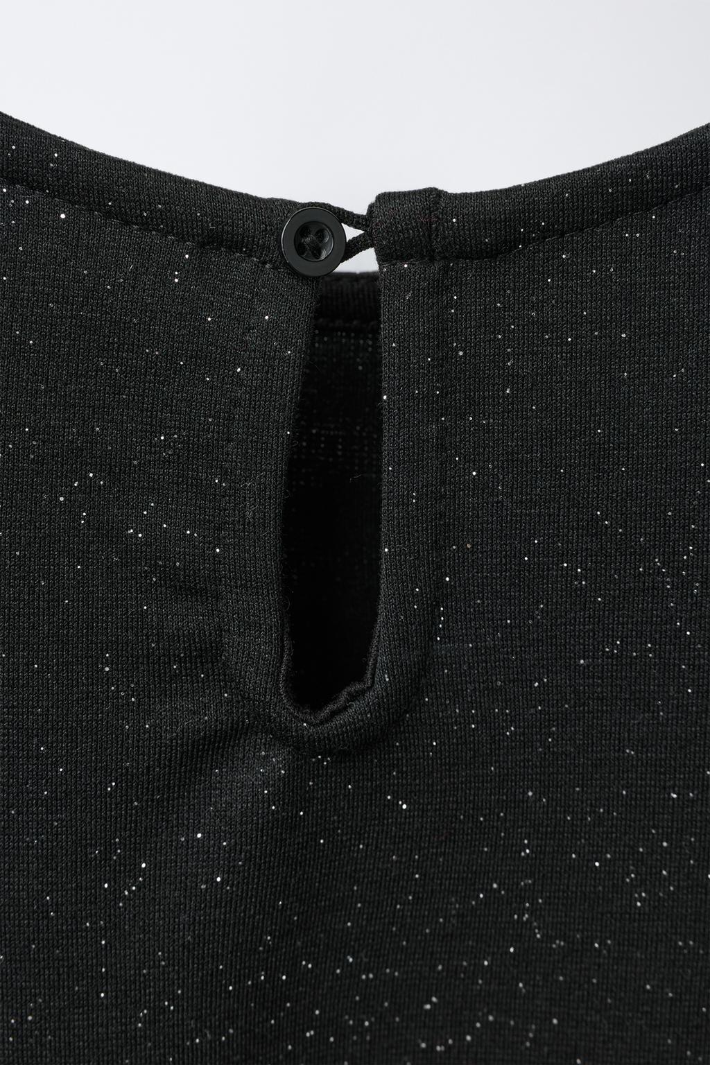 ПЛАТЬЕ ИЗ ТРИКОТАЖА «РОМА» С БЛЕСТКАМИ И БАНТАМИ