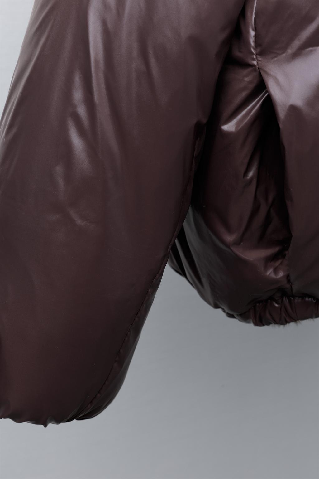 REVERSIBLE ANIMAL PRINT FAUX FUR JACKET