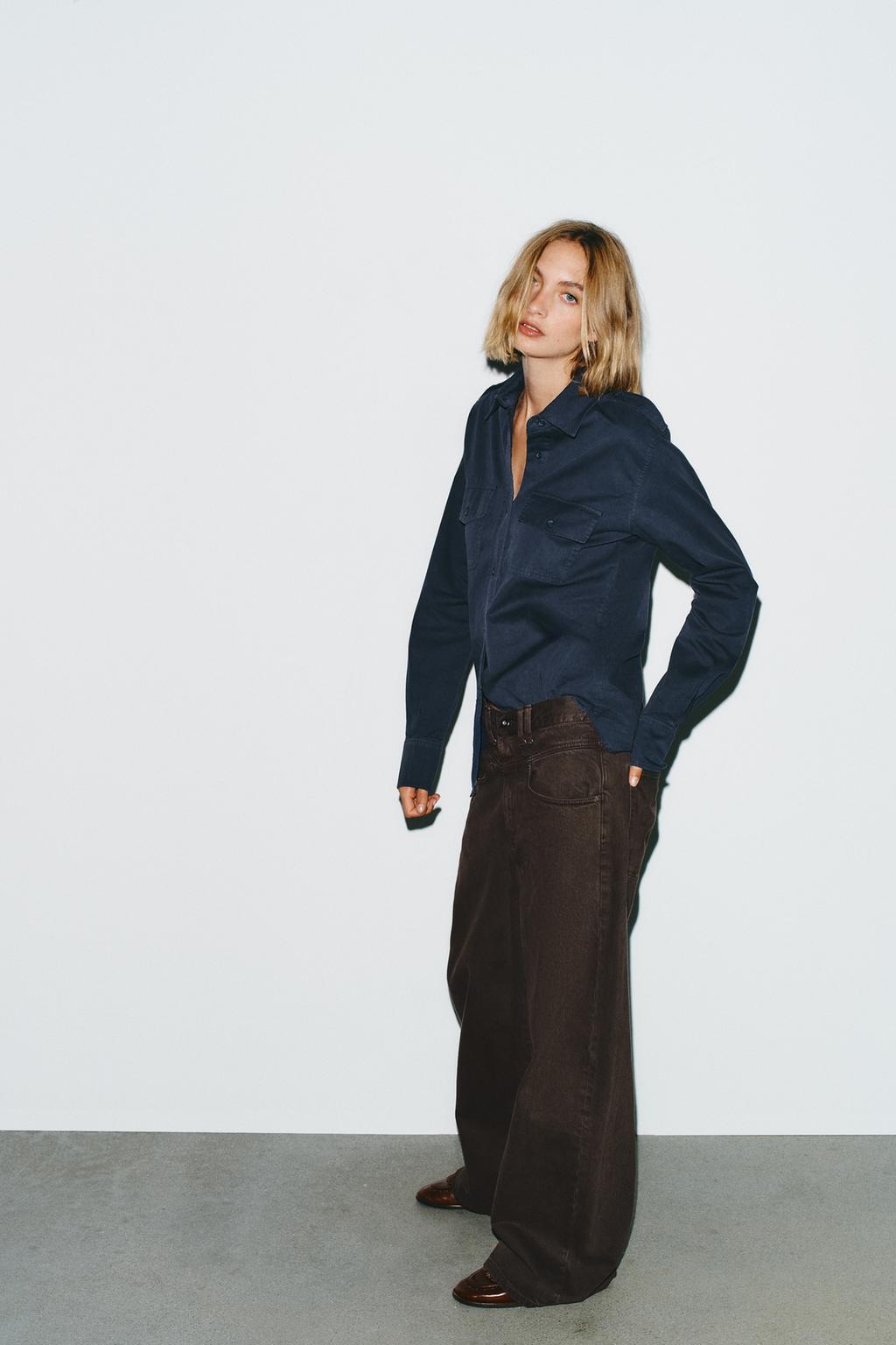 ДЖИНСЫ TRF BAGGY BARREL С НИЗКОЙ ПОСАДКОЙ