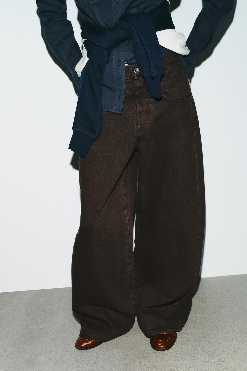 ДЖИНСЫ TRF BAGGY BARREL С НИЗКОЙ ПОСАДКОЙ