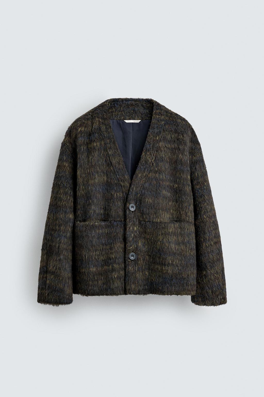 КАРДИГАН ИЗ ИСКУССТВЕННОГО МЕХА