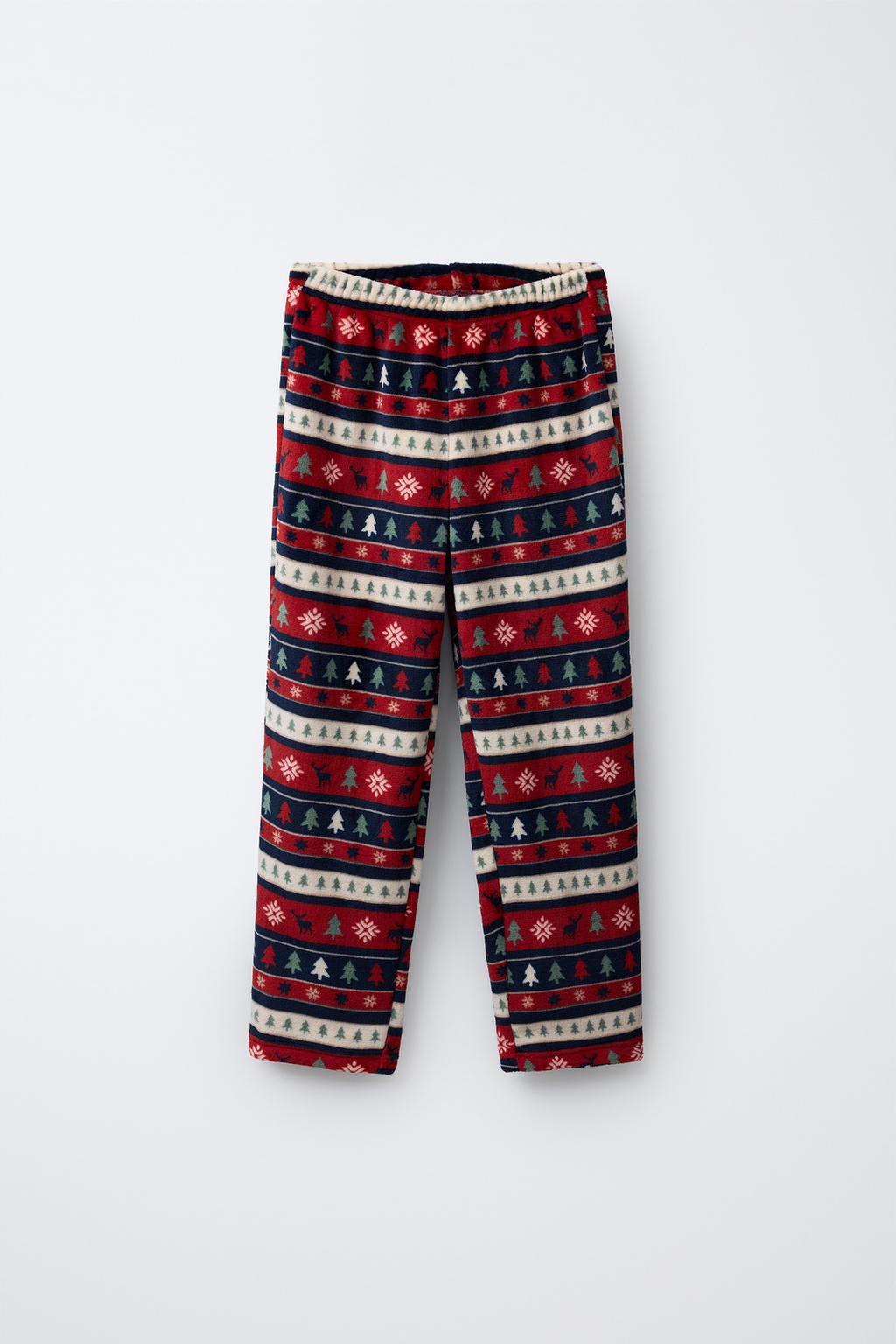 Пижама с деревом на мягкой ткани для возраста 6-14 лет