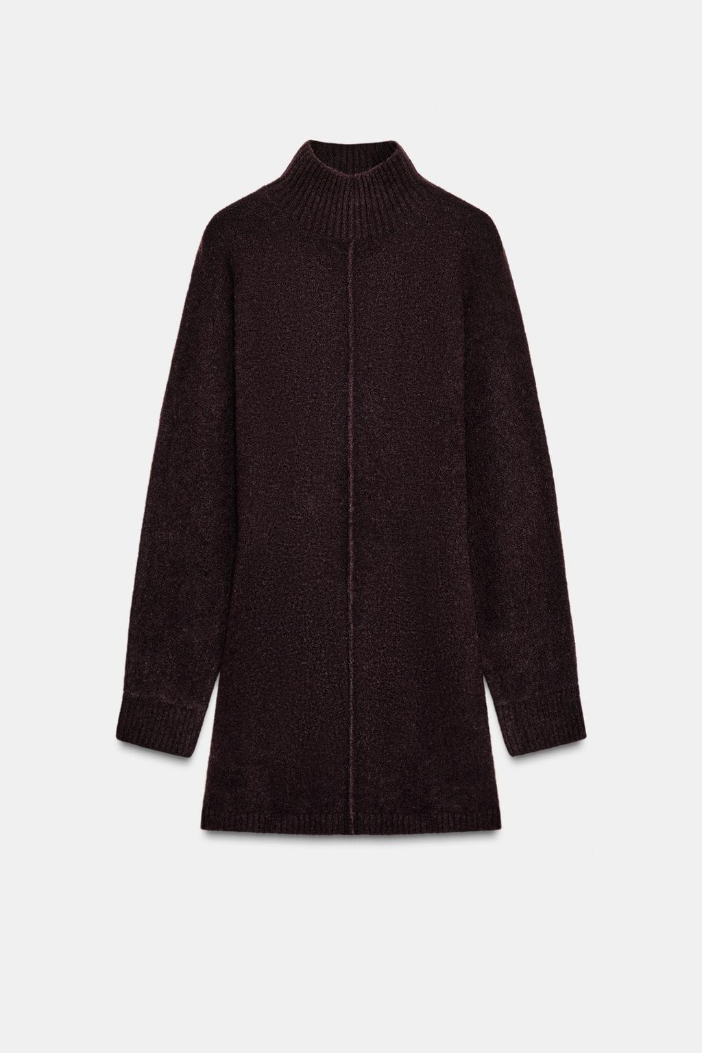 КОРОТКОЕ МЯГКОЕ ТРИКОТАЖНОЕ ПЛАТЬЕ