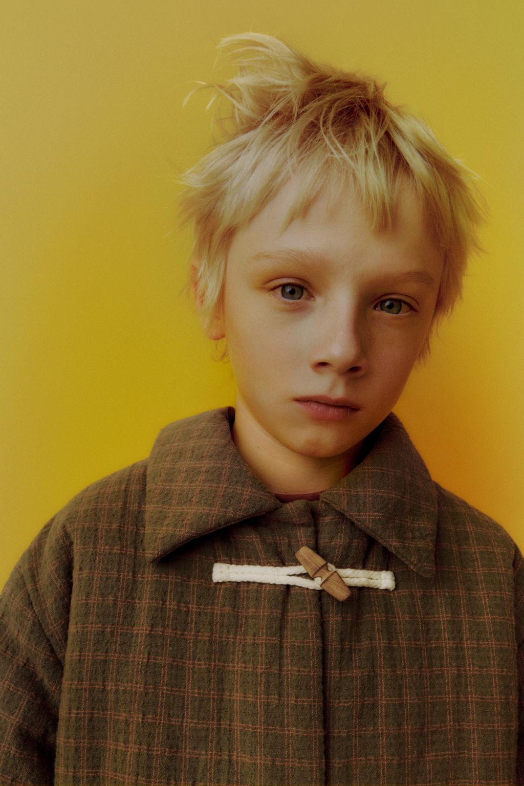 КУРТКА В КЛЕТКУ С ЗАСТЕЖКАМИ-ТОГГЛ