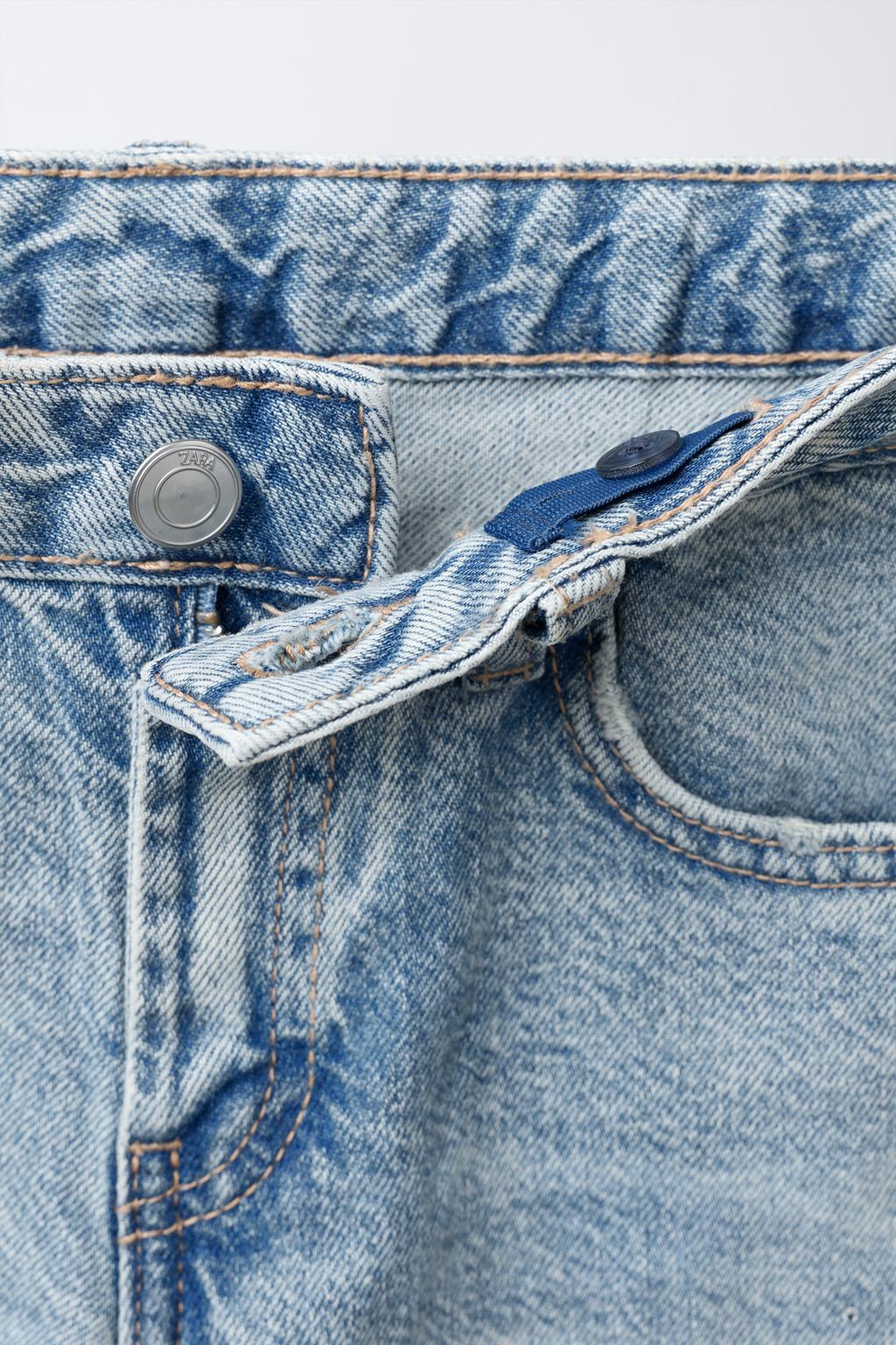 ДЖИНСЫ WIDE LEG СО СТРАЗАМИ