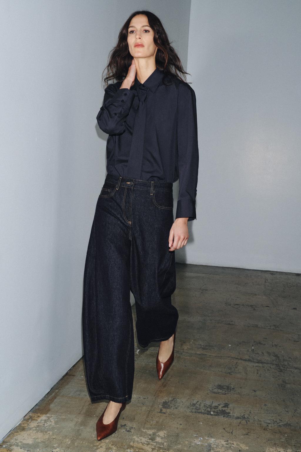 ДЖИНСЫ ZW COLLECTION ANKLE BALLOON СО СРЕДНЕЙ ПОСАДКОЙ