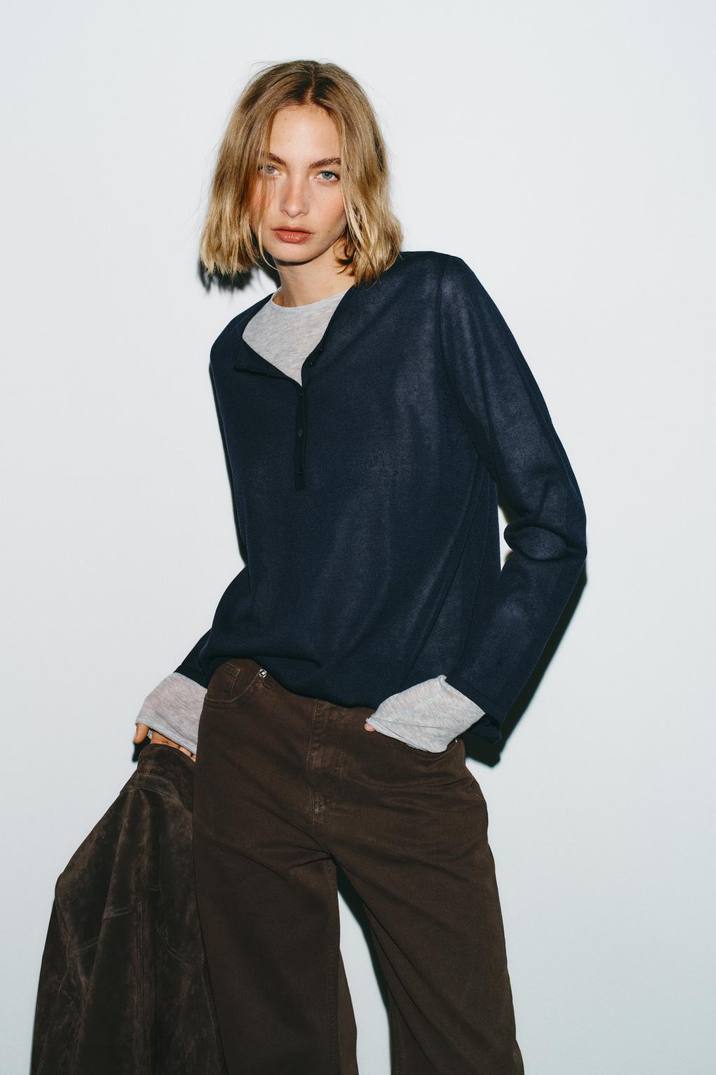 ДЖИНСЫ TRF BAGGY СО СРЕДНЕЙ ПОСАДКОЙ