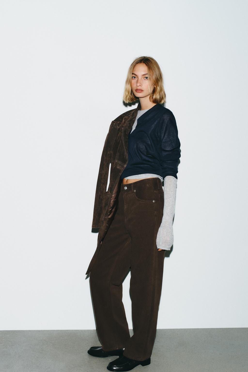 ДЖИНСЫ TRF BAGGY СО СРЕДНЕЙ ПОСАДКОЙ