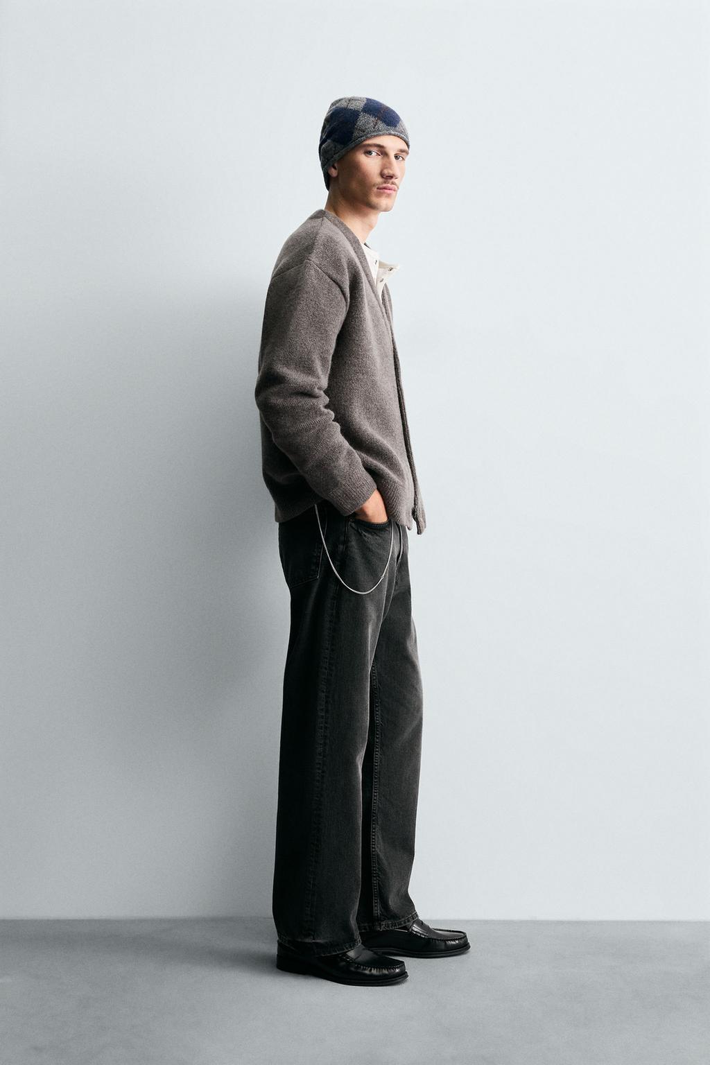 КАРДИГАН ИЗ РЕЛЬЕФНОГО ТРИКОТАЖА