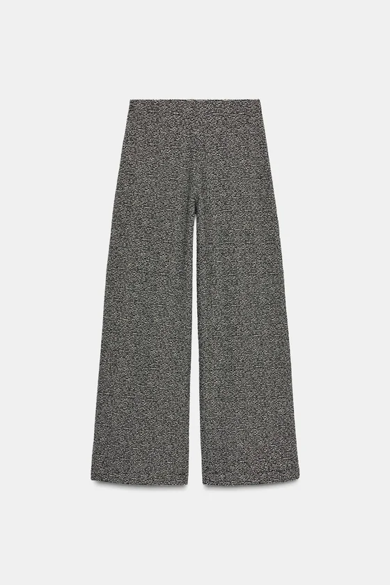 БРЮКИ ИЗ РЕЛЬЕФНОЙ ТКАНИ