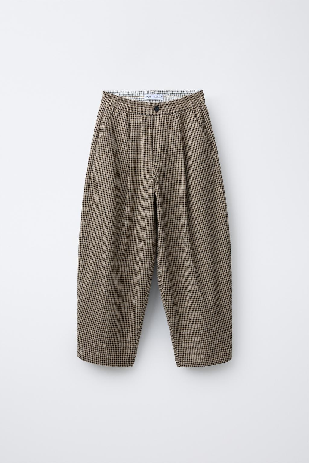 БРЮКИ BAGGY В КЛЕТКУ ВИШИ