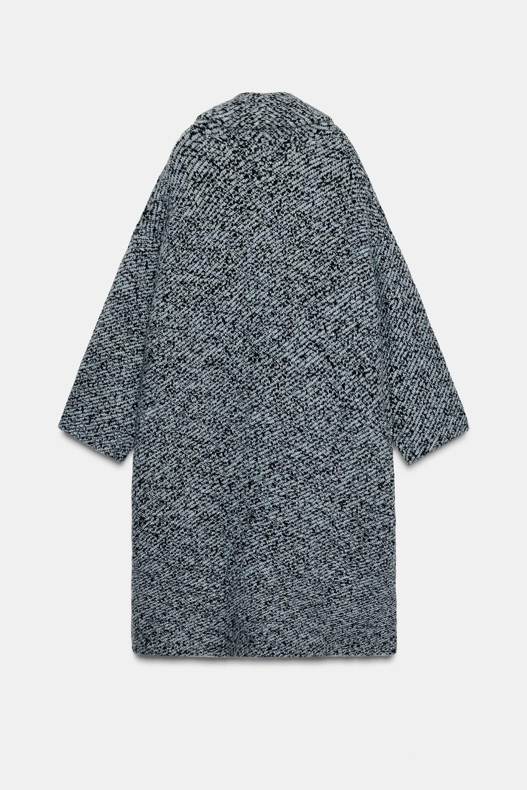 ТРИКОТАЖНОЕ ПАЛЬТО С ШАЛЕВЫМ ВОРОТНИКОМ