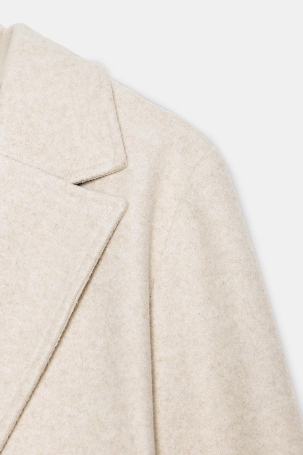 ПАЛЬТО ИЗ МЯГКОЙ ТКАНИ С КАПЮШОНОМ