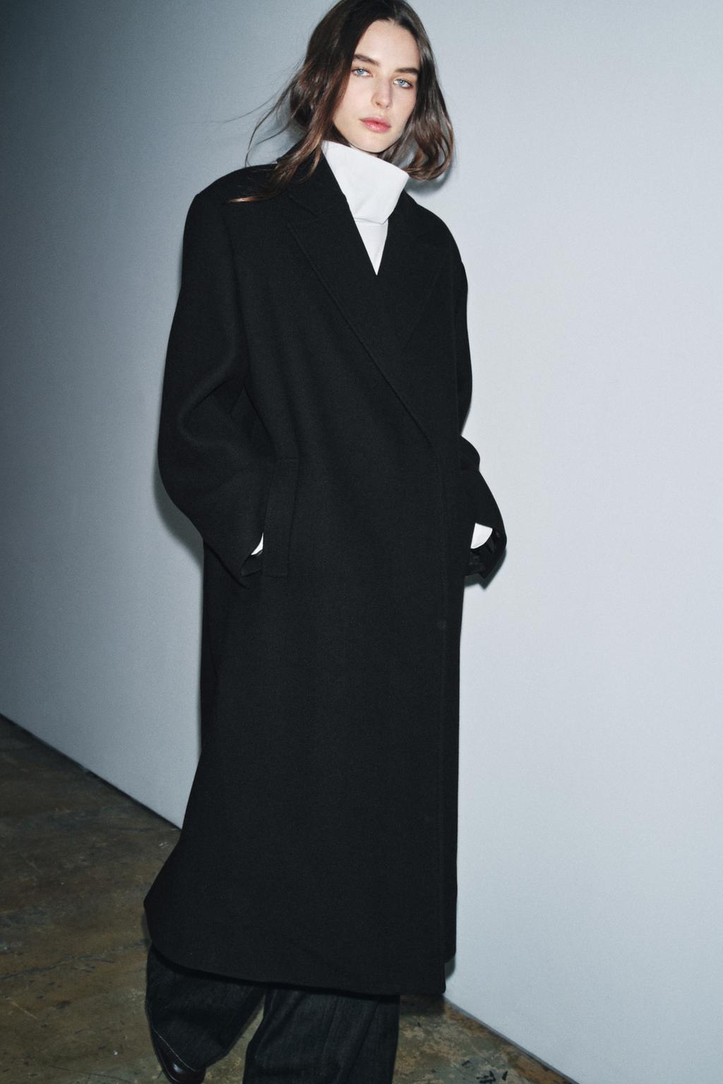 ПАЛЬТО ИЗ СМЕСОВОЙ ШЕРСТИ — ZW COLLECTION