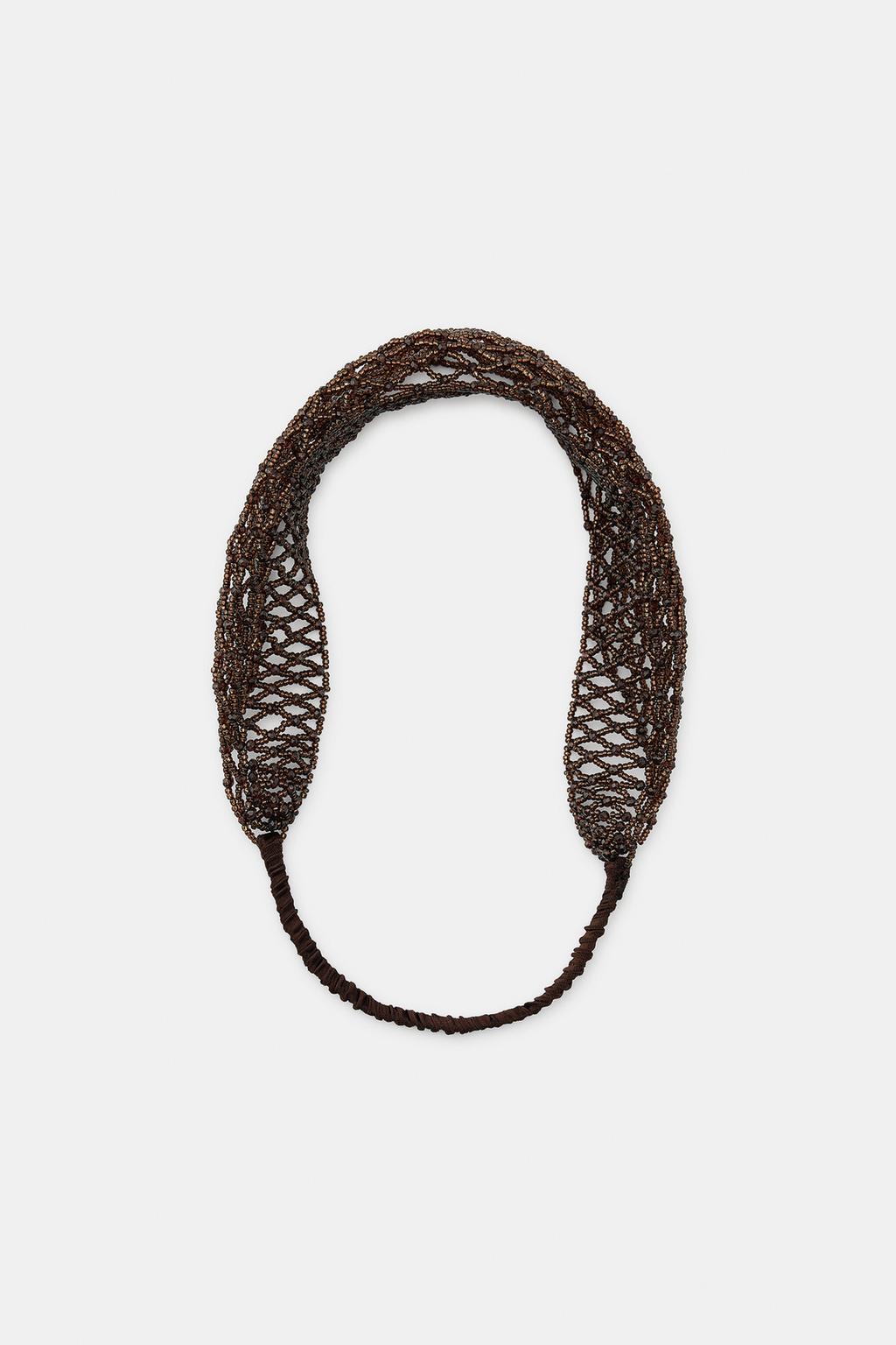 ЭЛАСТИЧНЫЙ ОБОДОК С БУСИНАМИ И СТРАЗАМИ. ЛИМИТИРОВАННАЯ СЕРИЯ