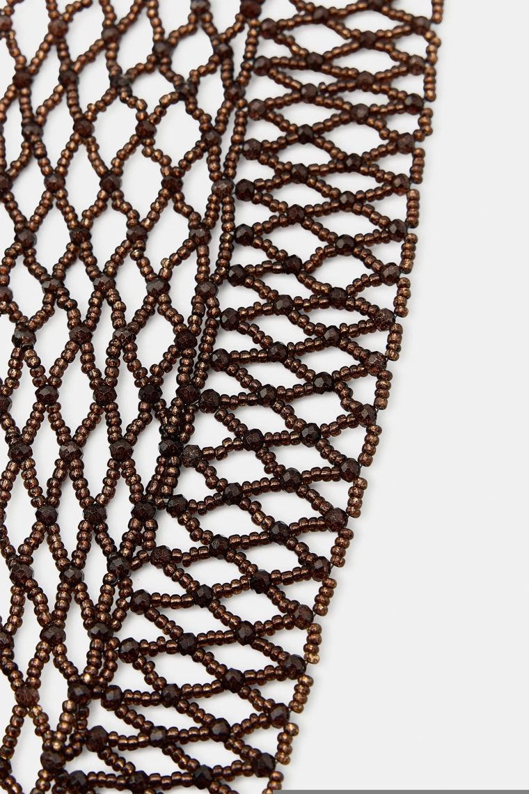 Ободок с бисером и стразами в лимитированной коллекции